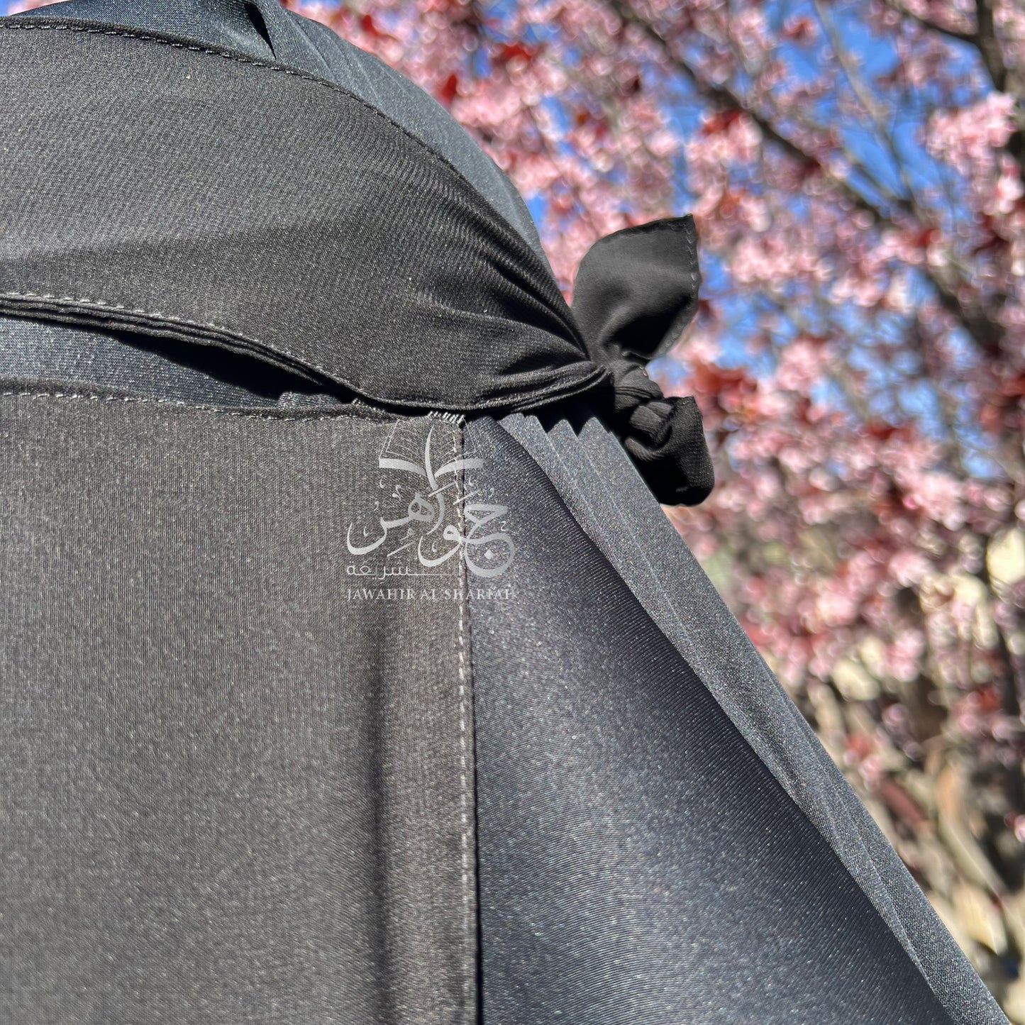 One layer niqab - Black