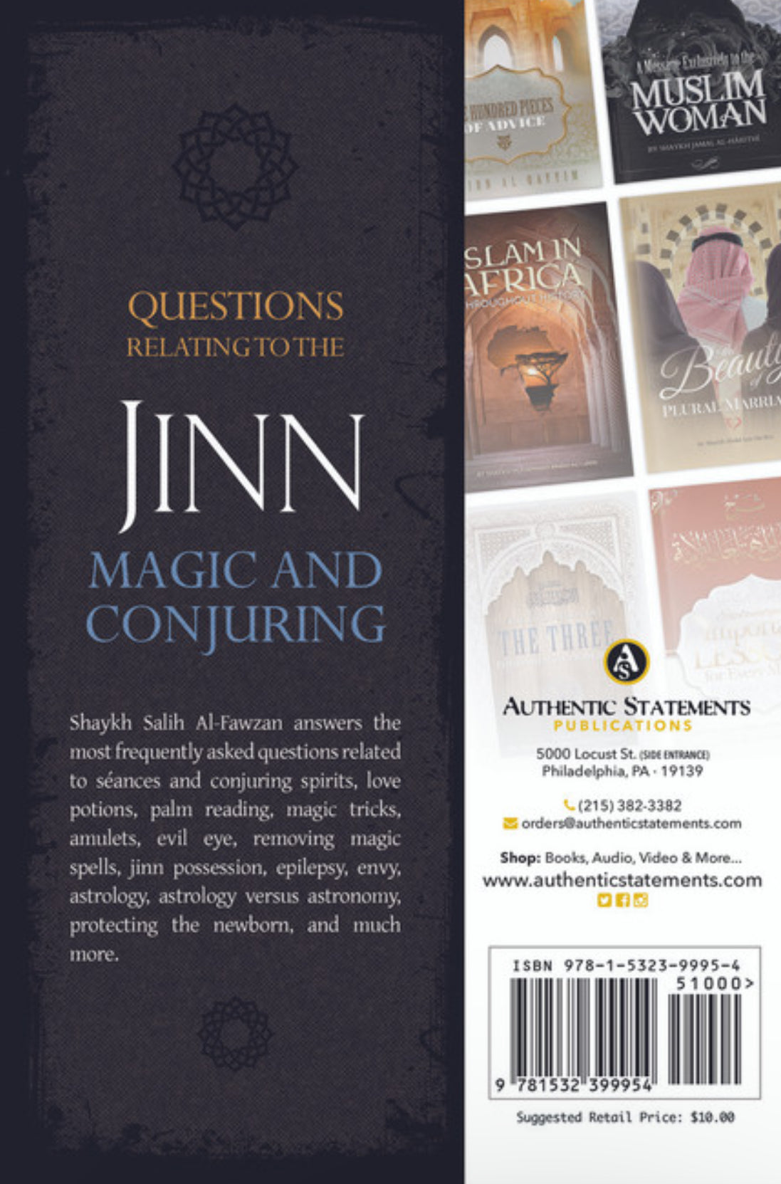 Questions Relating to the Jinn, Magic and Conjuring