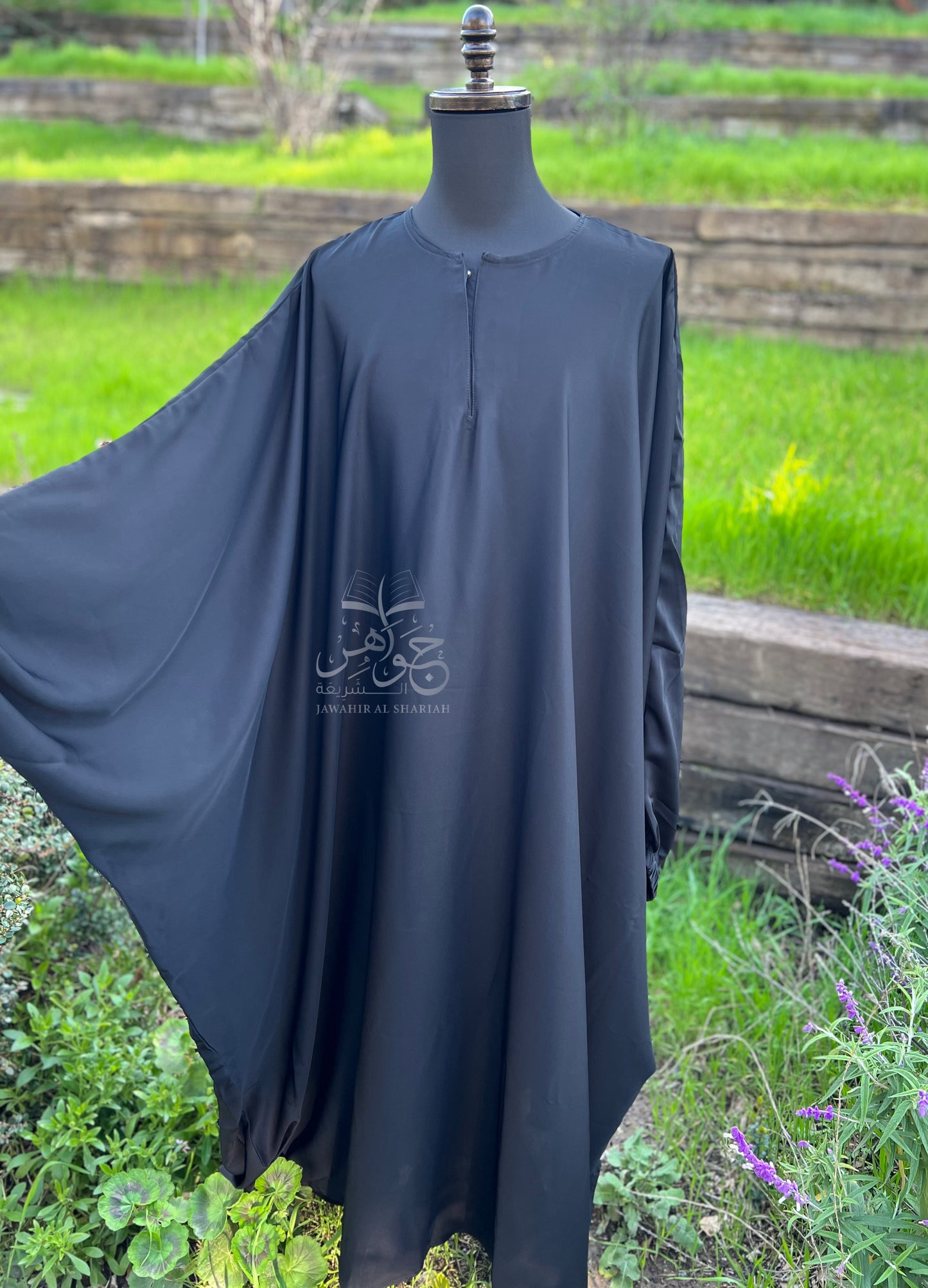 Butterfly Abaya - Black