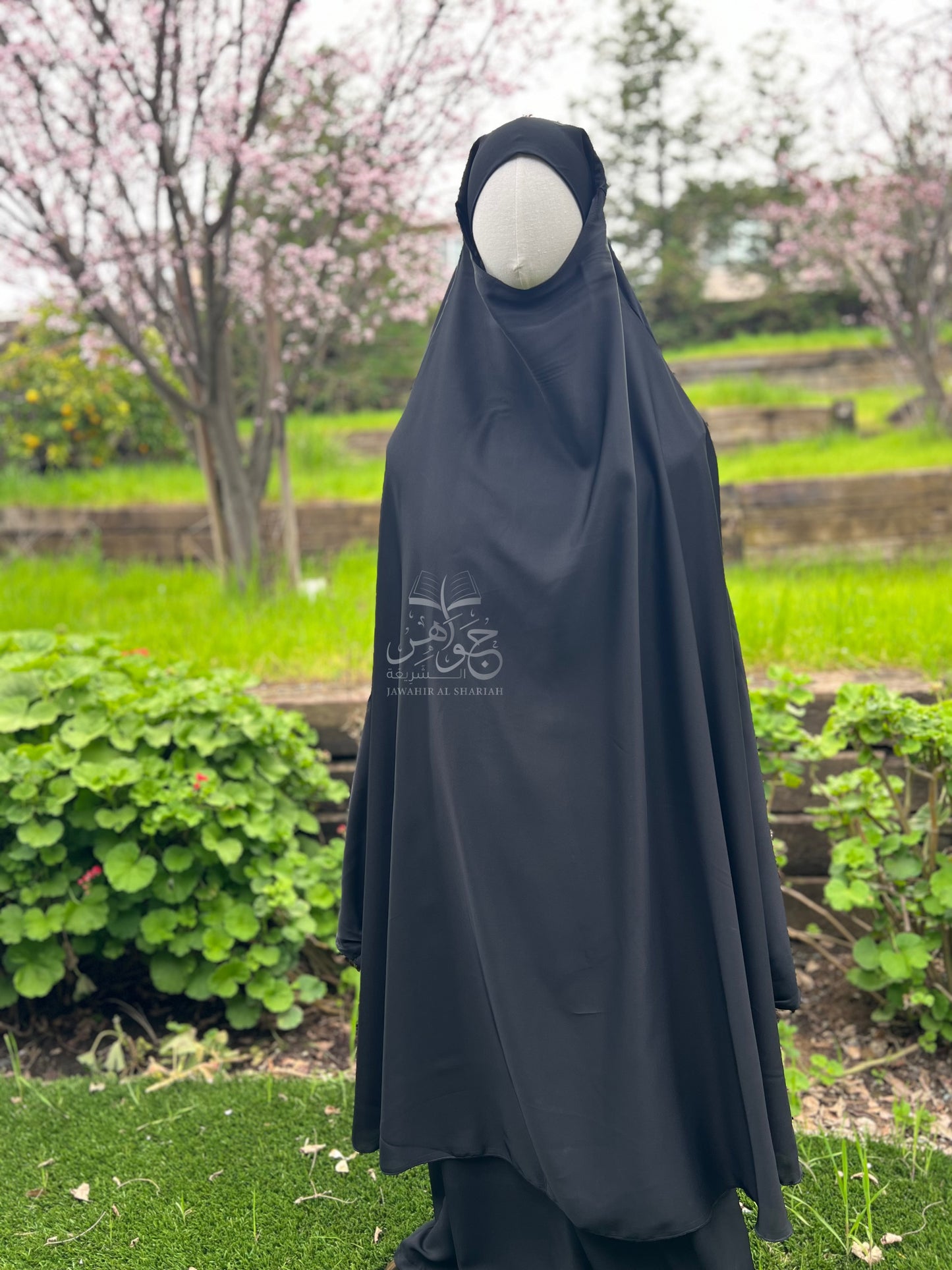 2-Piece Jilbab - Black