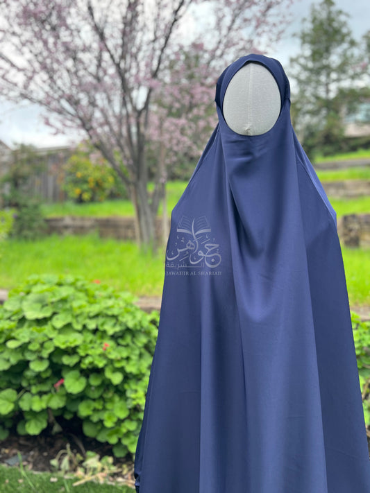 2-piece Jilbab - Navy blue