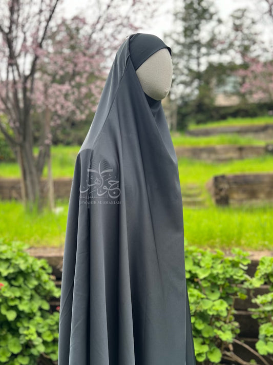 2-piece Jilbab - Dark gray