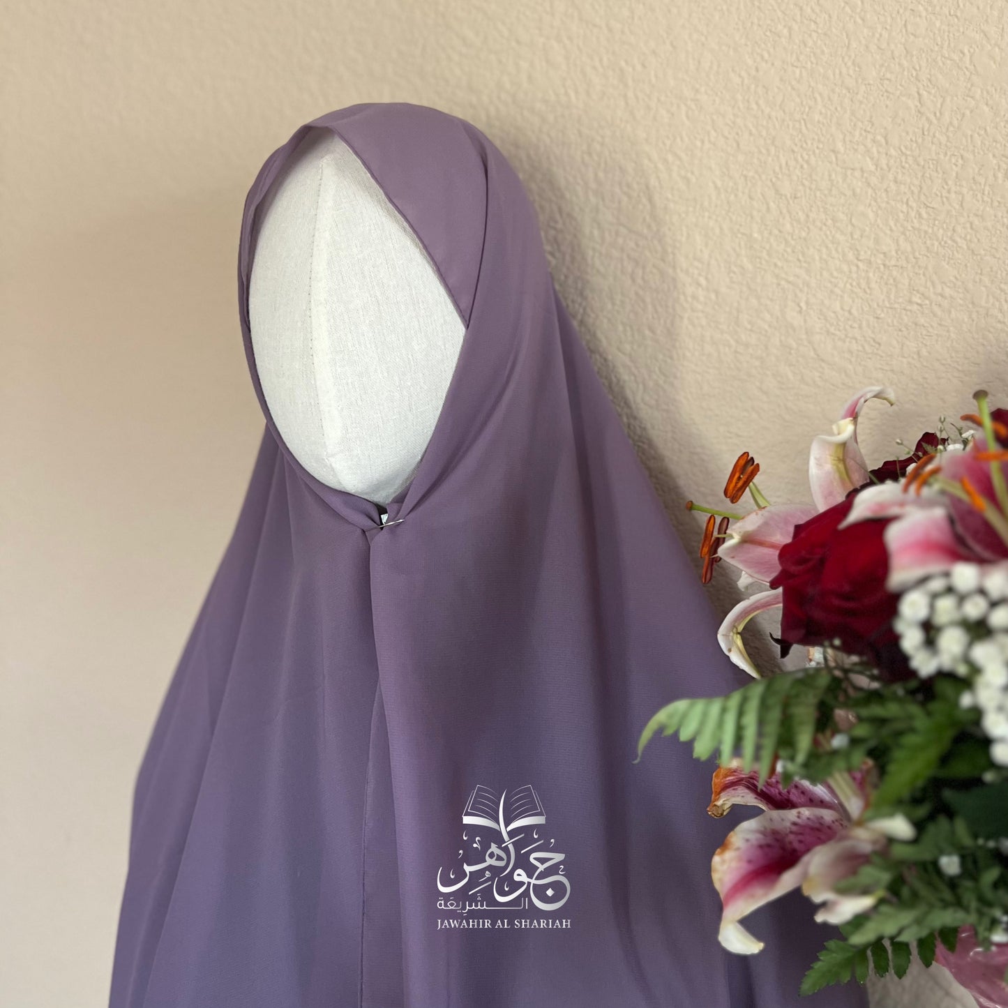 Maxi Chiffon Scarf - Purple